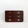 Vintage coastal woven rattan chest of drawers