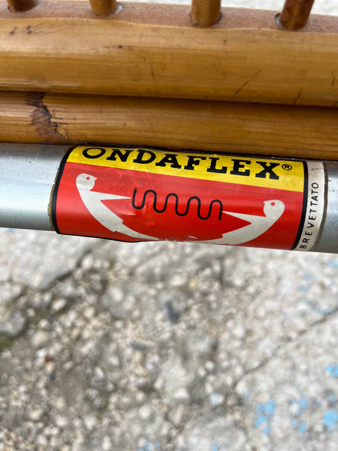 Ondaflex bamboo and rattan daybed 1960