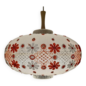 Lustre lanterne brodé