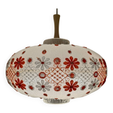 60s embroidered lantern chandelier