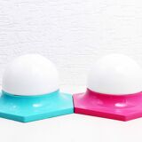 Wall lamp or ceiling lamp space age OWE from the 70s