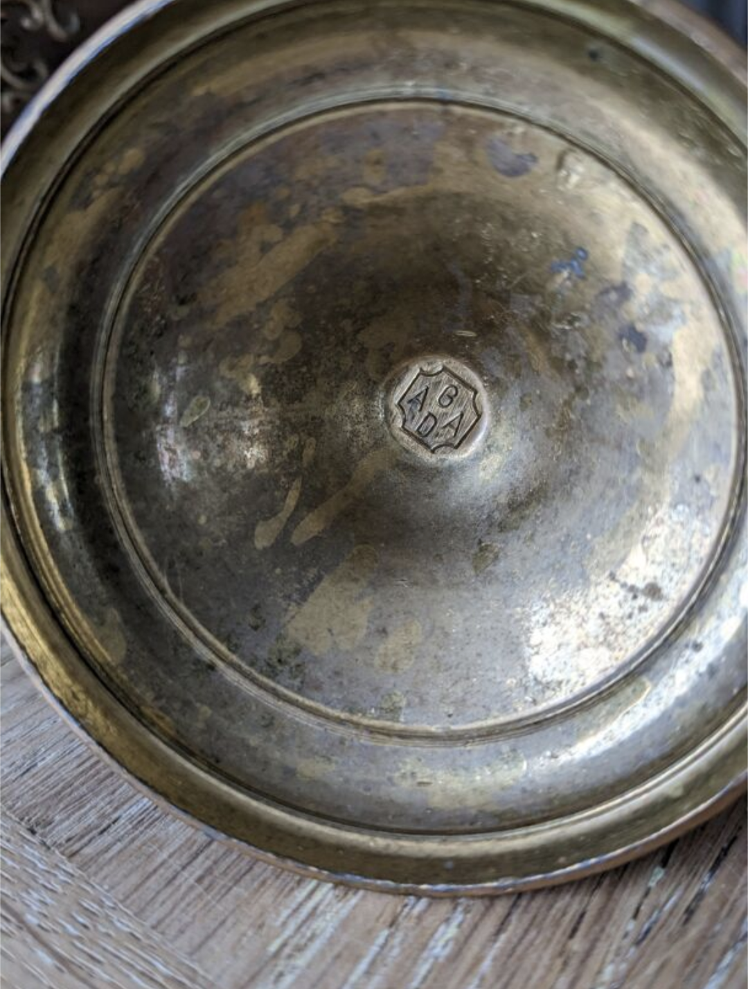 Pair of golden candlesticks