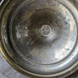 Pair of golden candlesticks