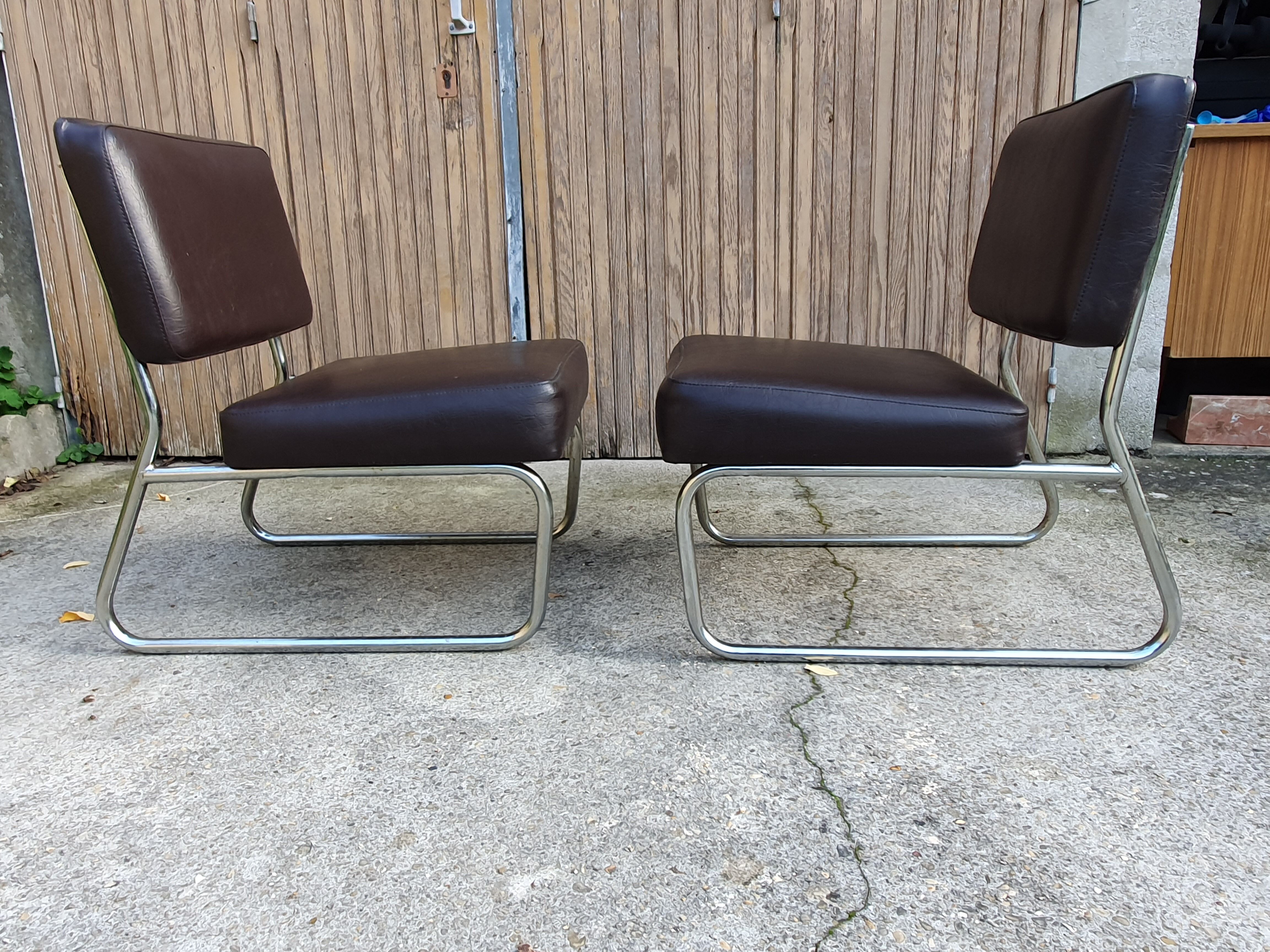 Pair of armchairs 70s