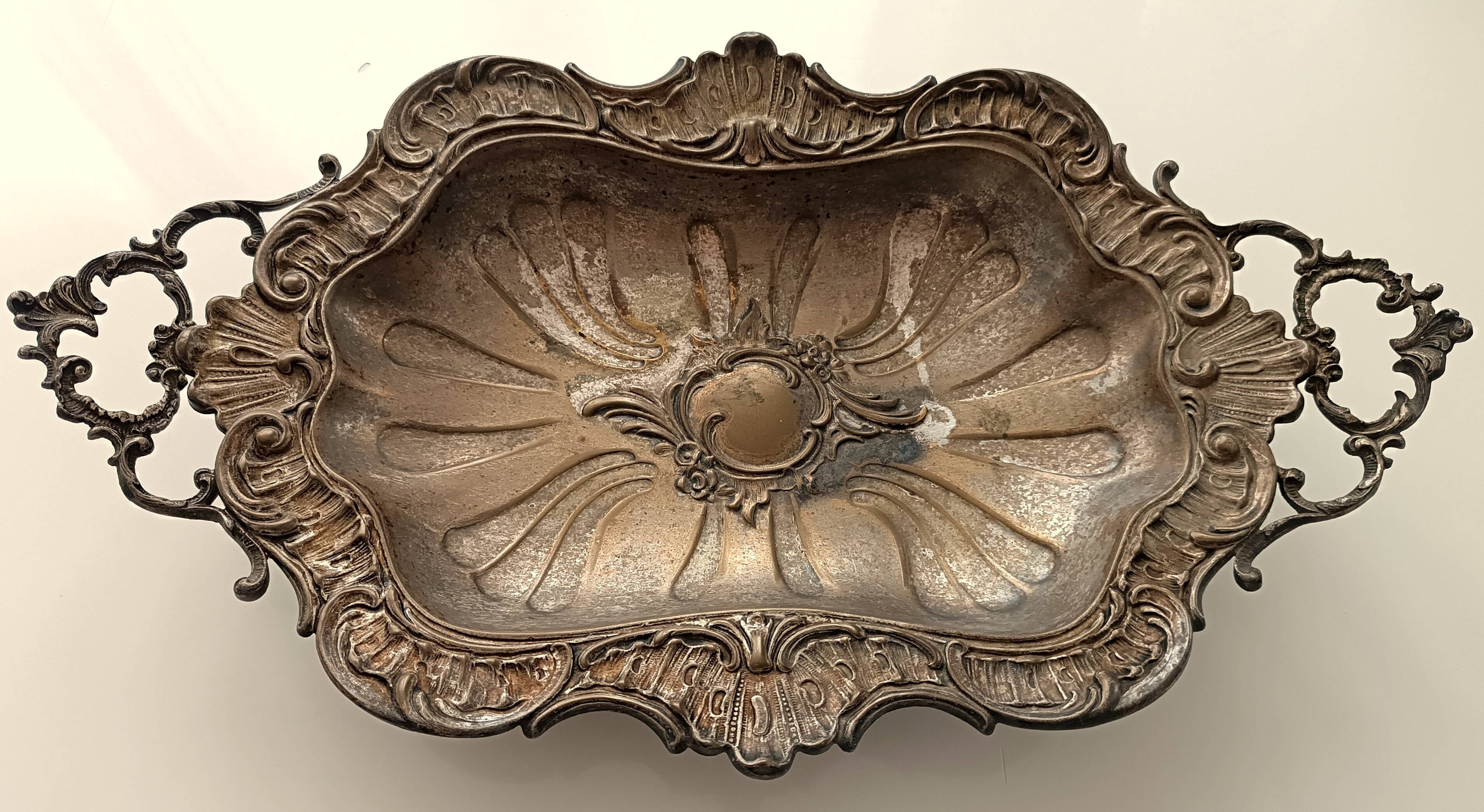 Rocaille Centrepiece Silver-Plated Bowl