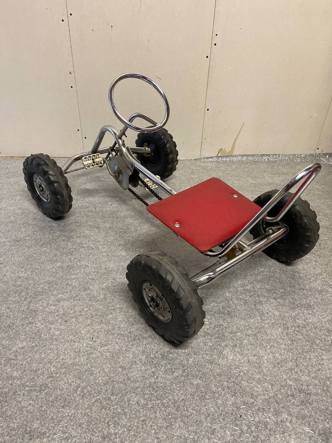 Chromed go-kart 1970'