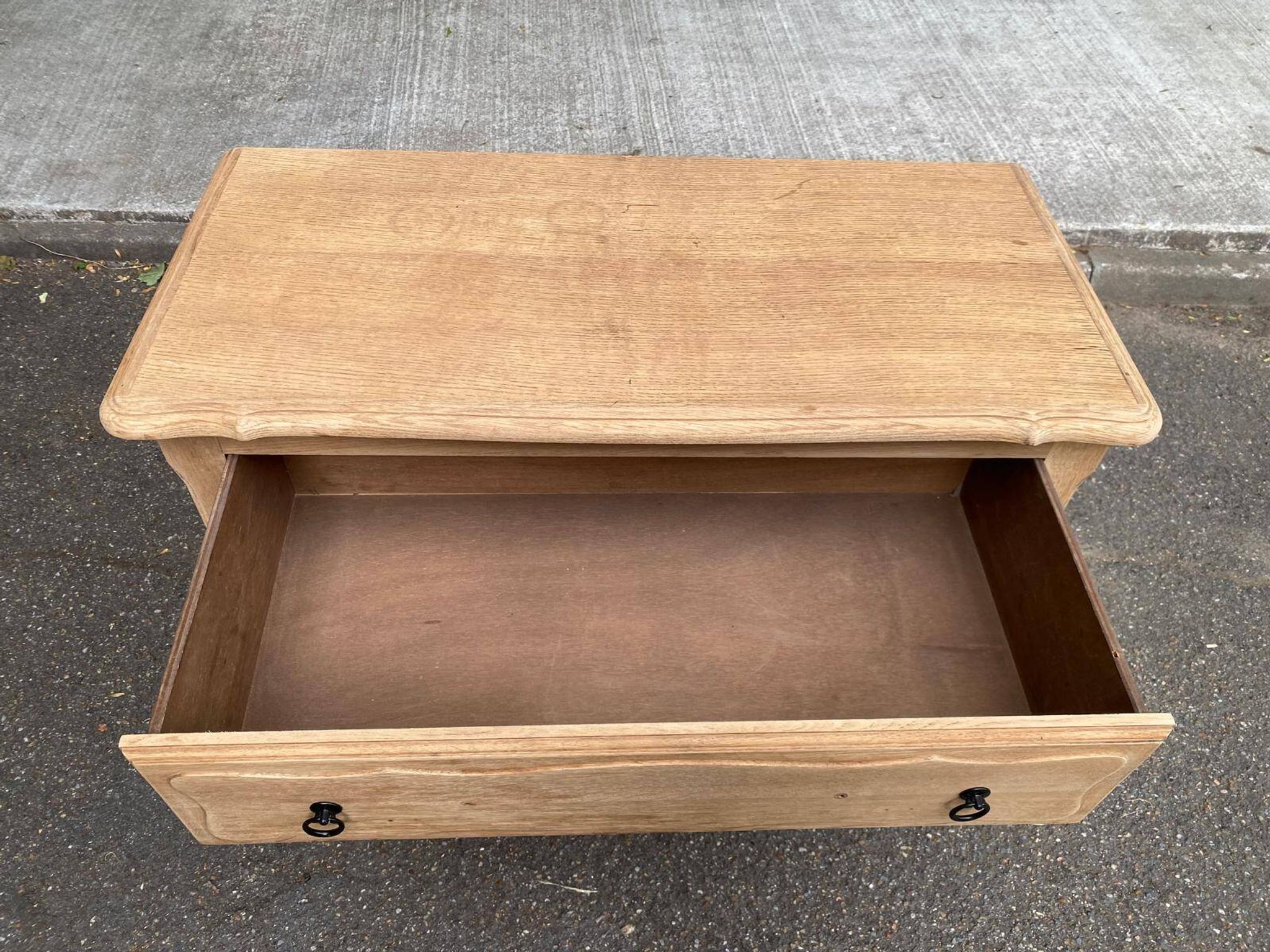 Vintage Bibus Louis XV commode renovated in oak from the 1950s.