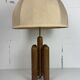 Midcentury organic sculptural architectural mushroom table lamp by Temde