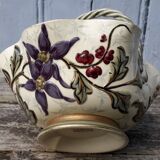 Basket trinket bowl Keller and Guerin Lunéville art nouveau