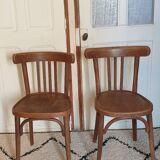 Pair of bistro chairs