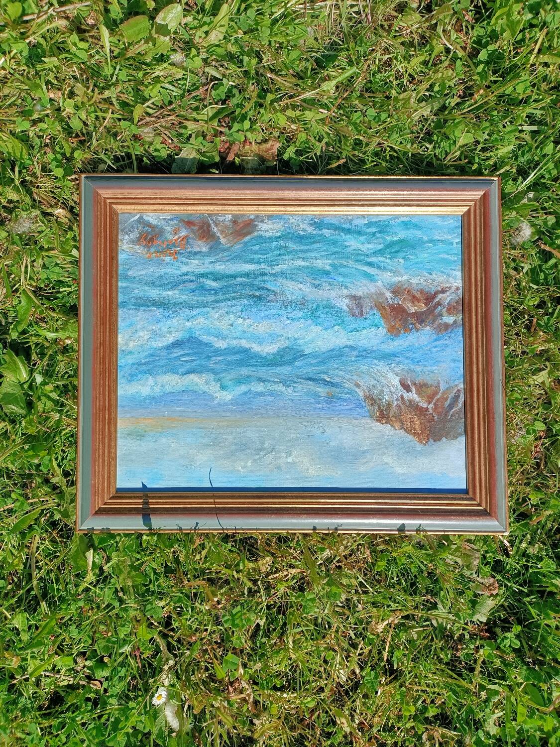 Painting/Canvas Rough Sea