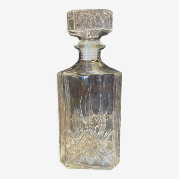 Antique glass whisky decanter