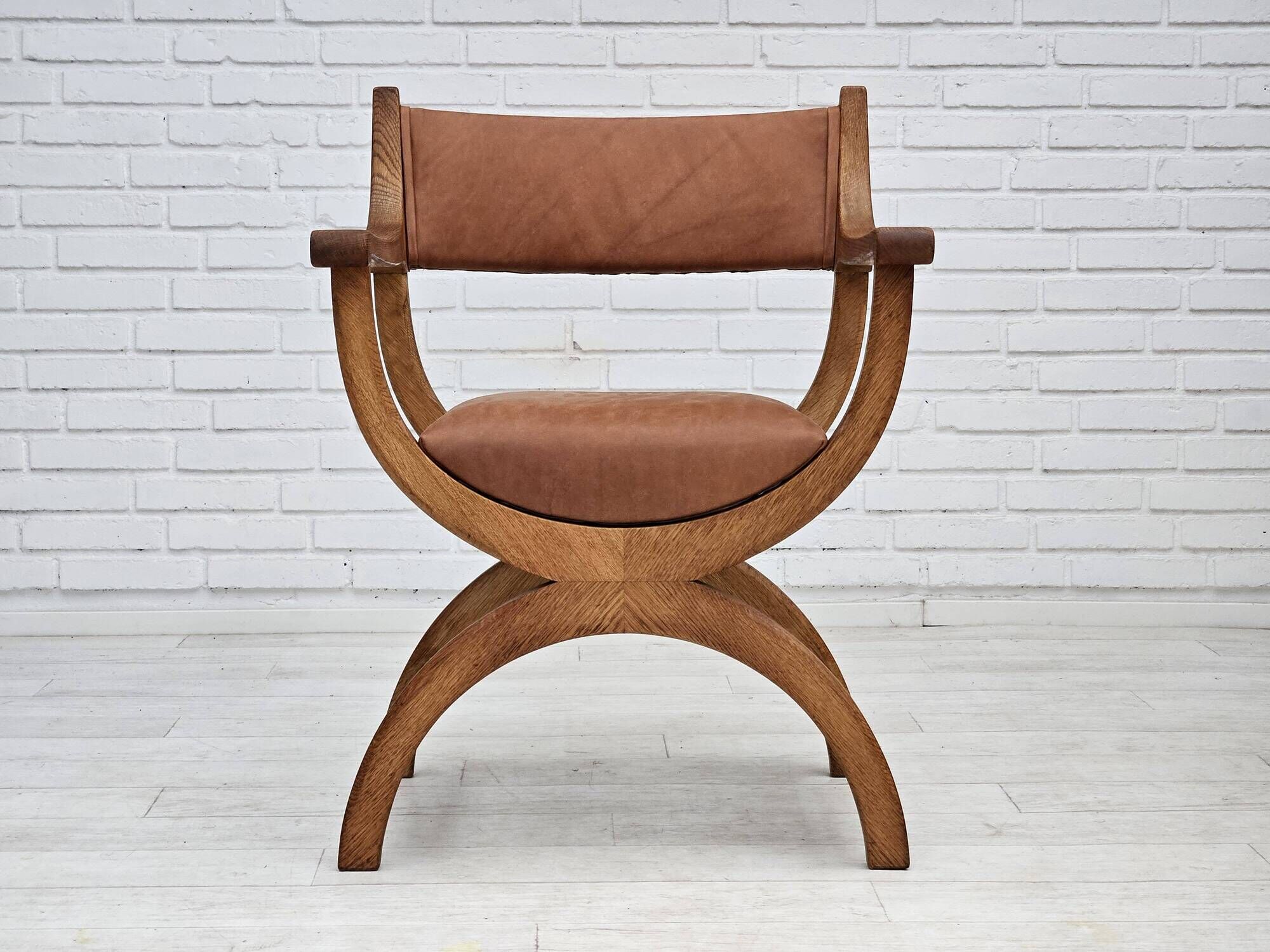 1960s, Danish design by Henning Kjærnulf, reupholstered lounge chair, model "Kurul".