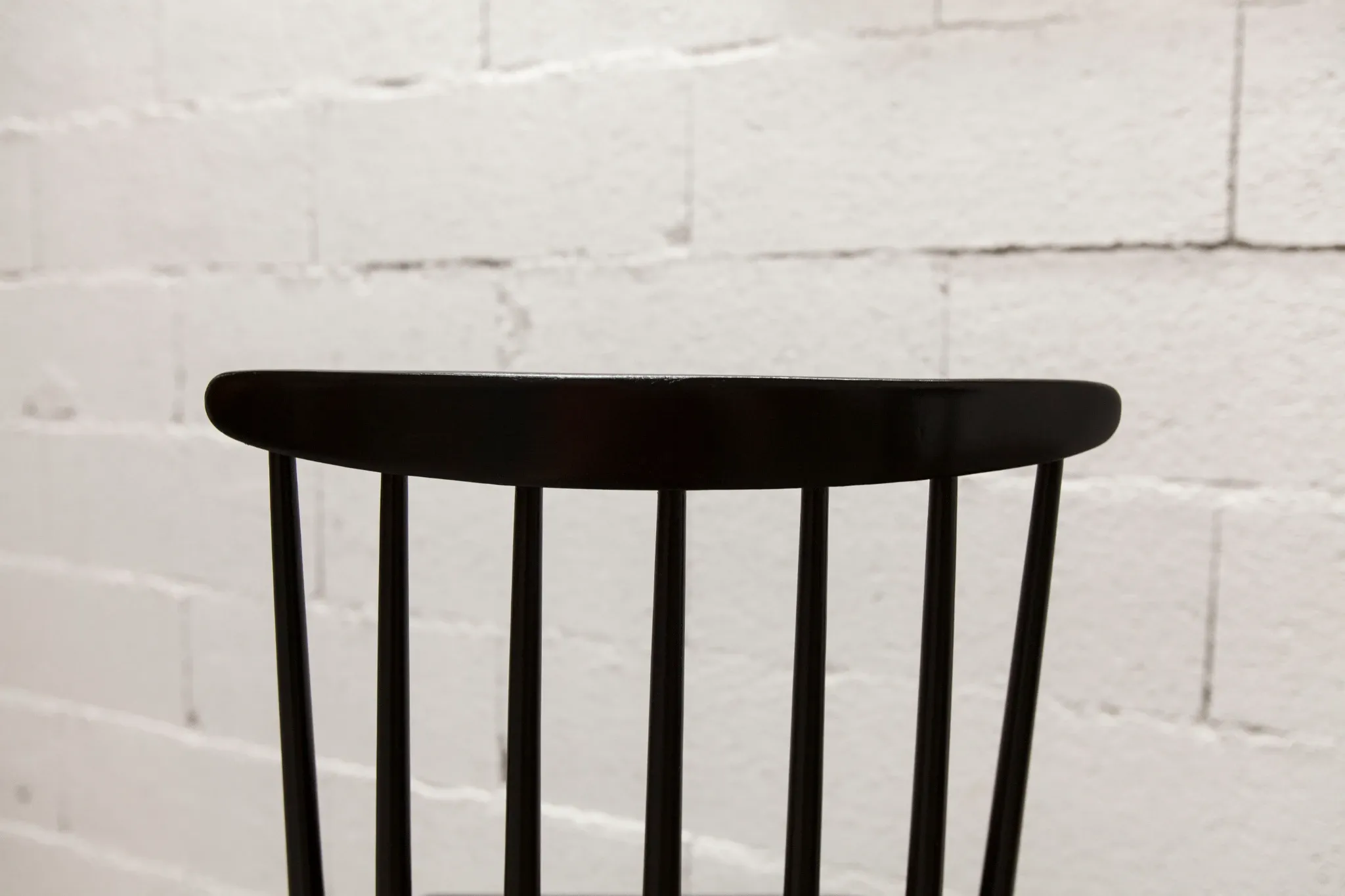 Pair of Scandinavian chairs Fanett by Ilmari Tapiovaara black teak 1960