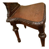 Black forest type exotic solid wood chair