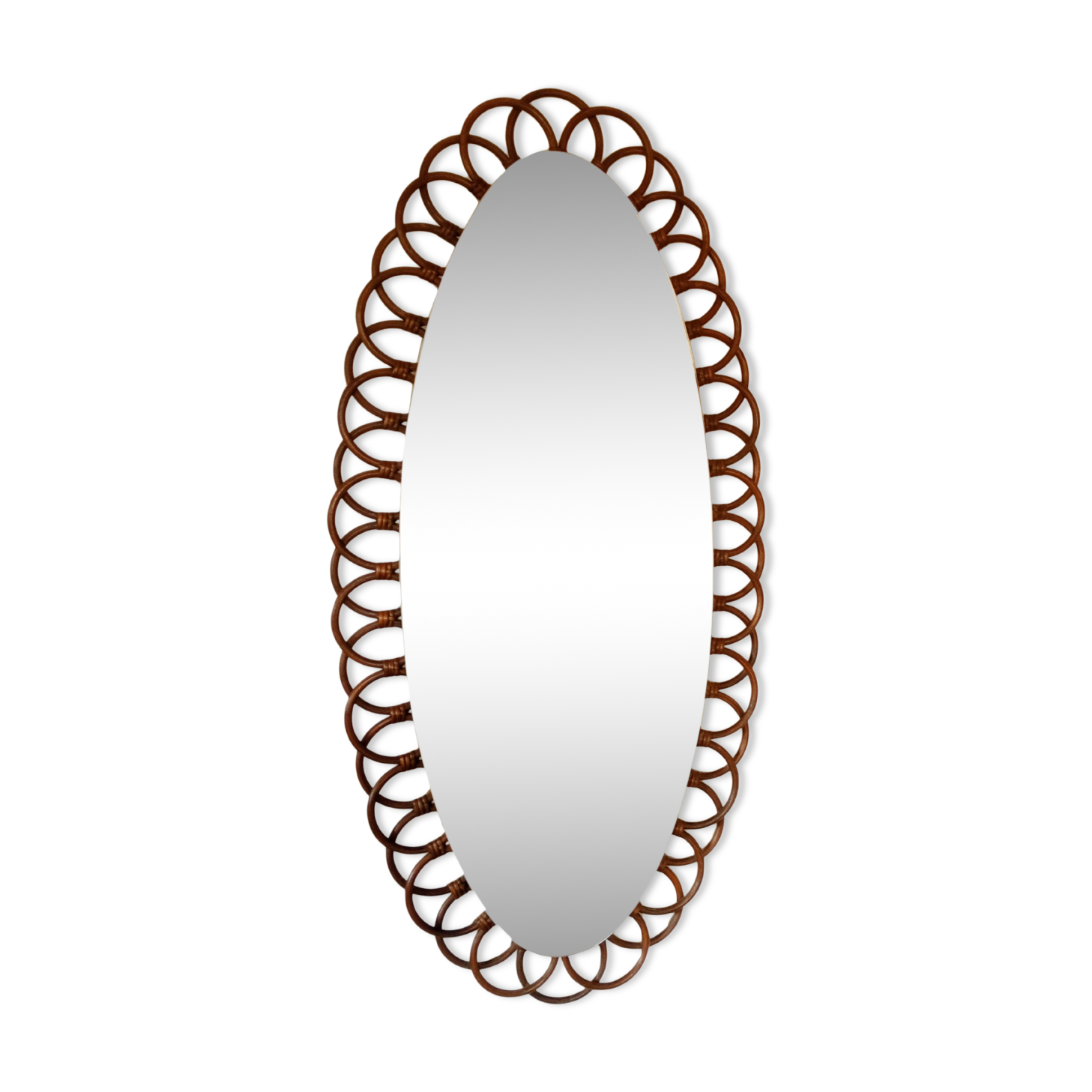Vintage oval mirror