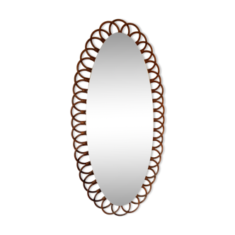 Miroir ovale vintage