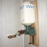 Vintage Goldenberg wall-mounted coffee grinder