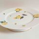 Limoges porcelain cake dish from the 1930s Diameter 23.5 cm