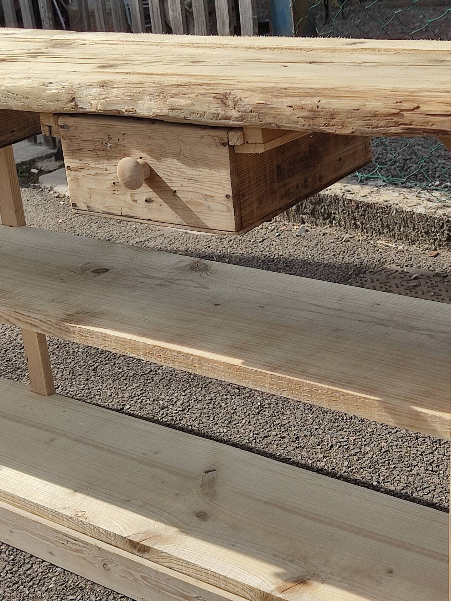 Workshop console table