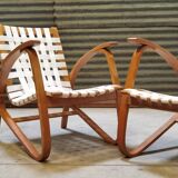 Pair of armchairs by Jan Vanek for Up Zavody 1930