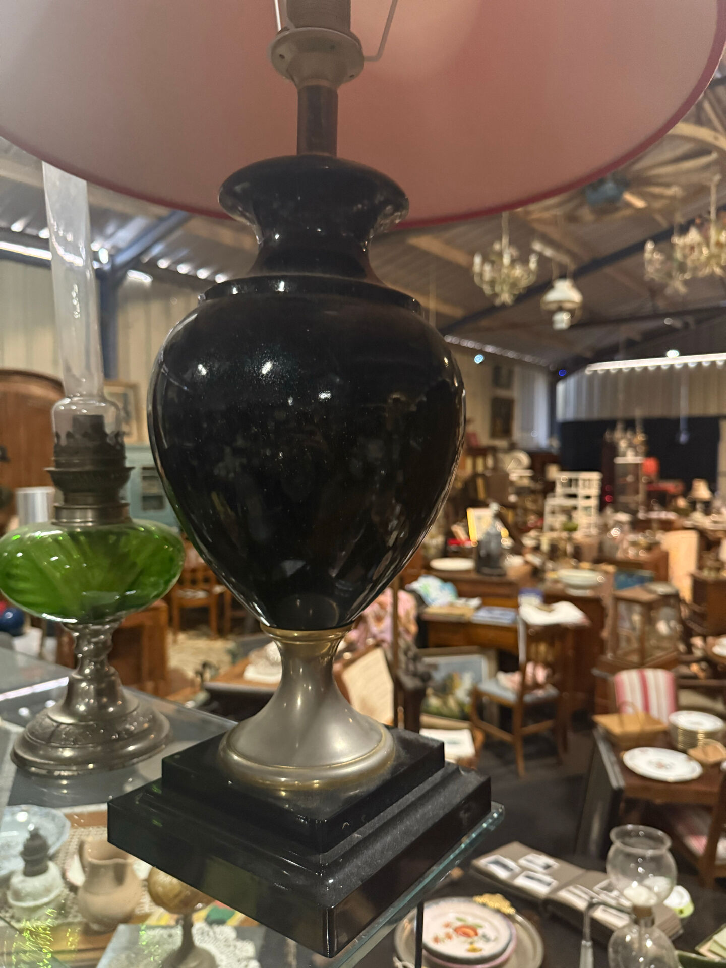 Lampe sur pied porcelaine