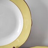 Set of plates and Lunéville dish