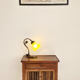 Directory style marquetry side table