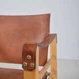 Danish Safari chair by Aage Bruun & Søn, 1950s