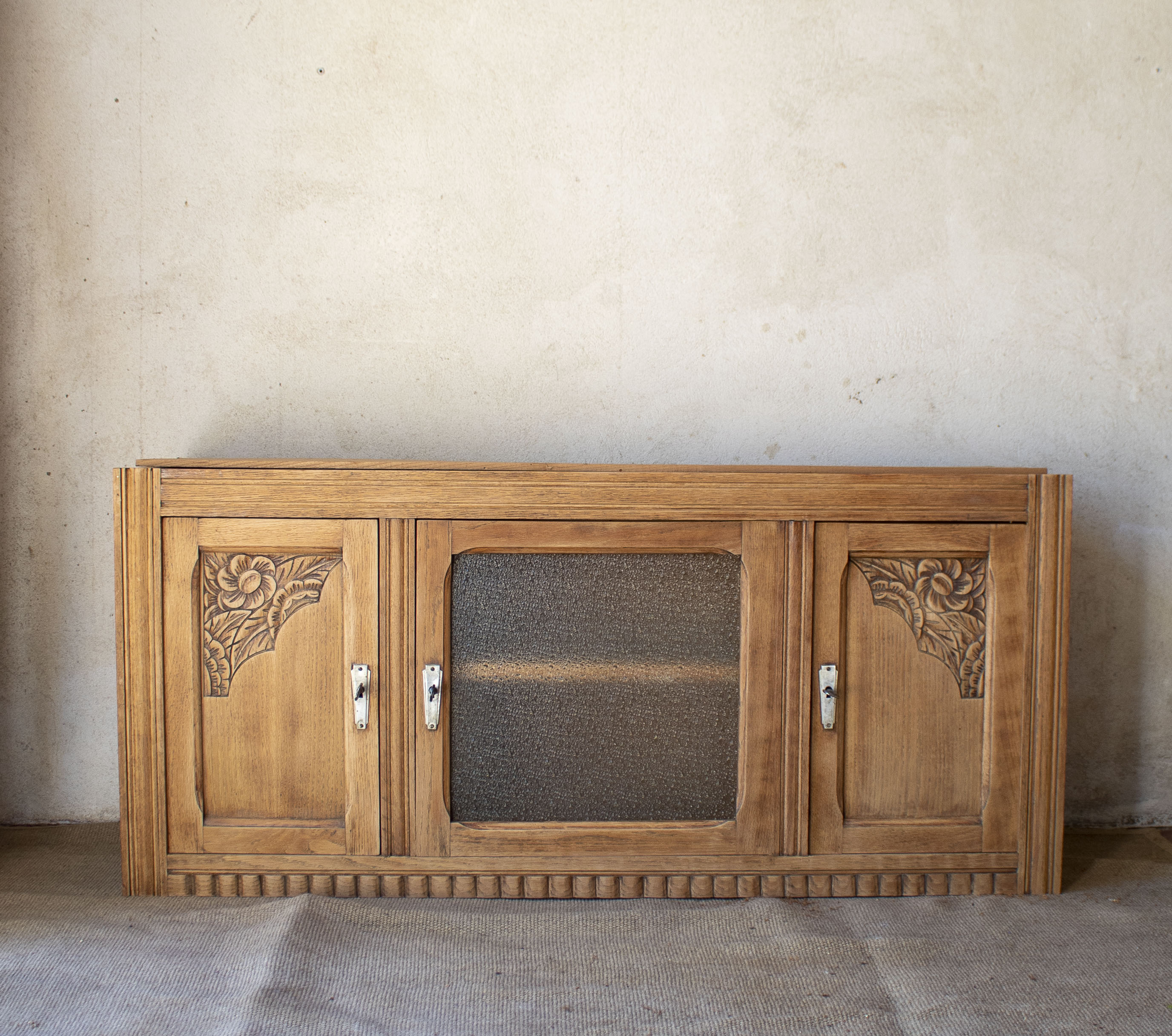 buffet sideboard solid oak Art Deco