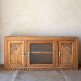 buffet sideboard solid oak Art Deco