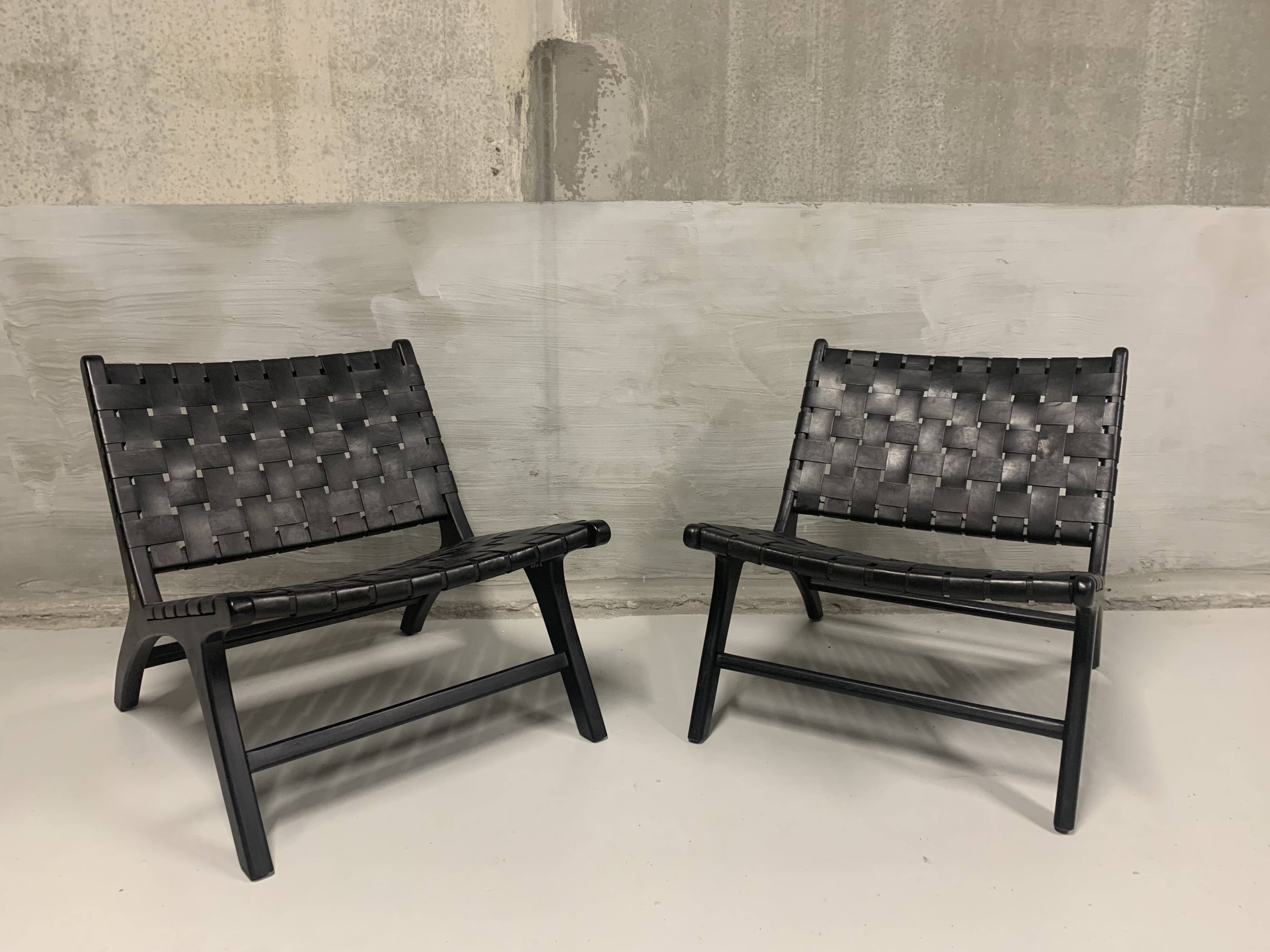 "Los Angeles" armchairs by Olivier de Schrijver