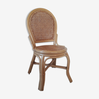 Bamboo and rattan chair