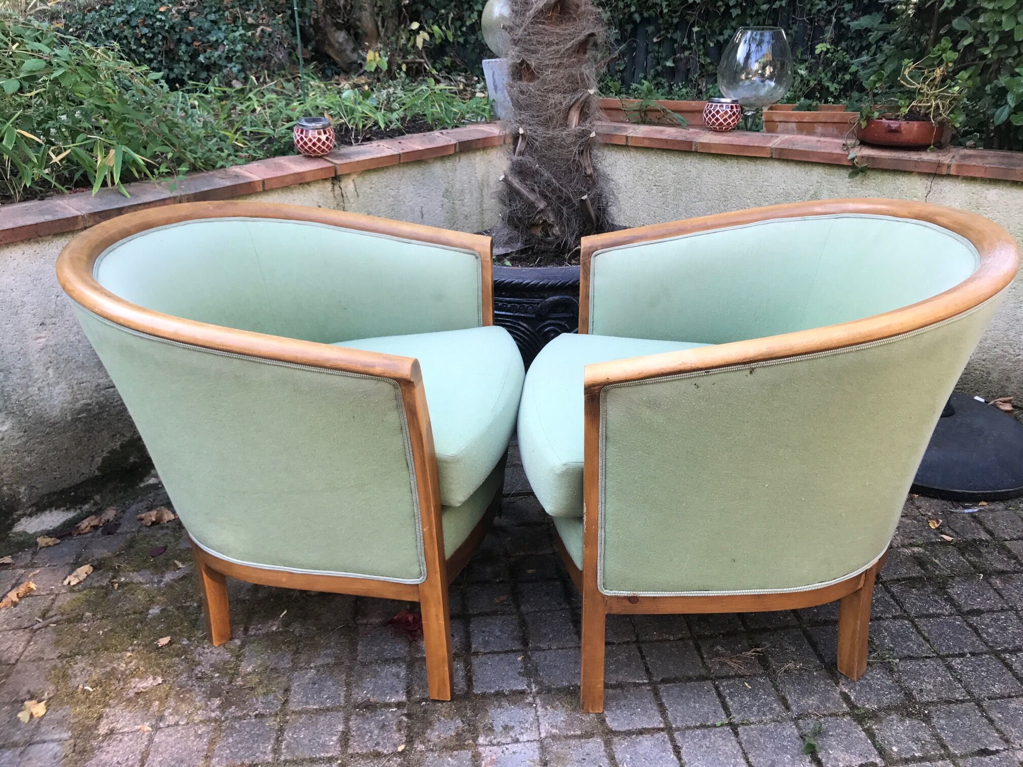 Pair of armchairs