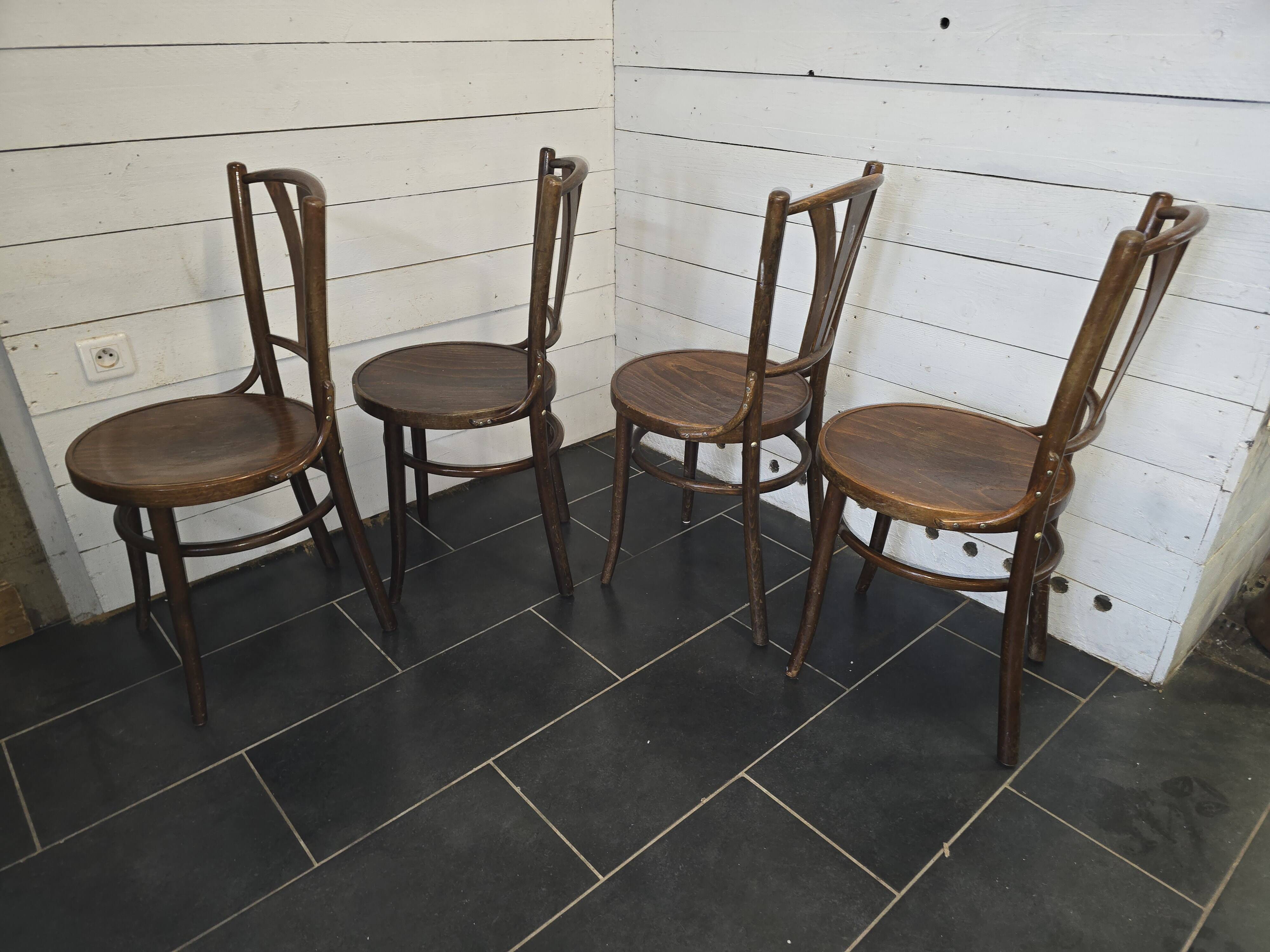 4 bentwood bistro chairs