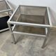 Pair of vintage trundle side tables