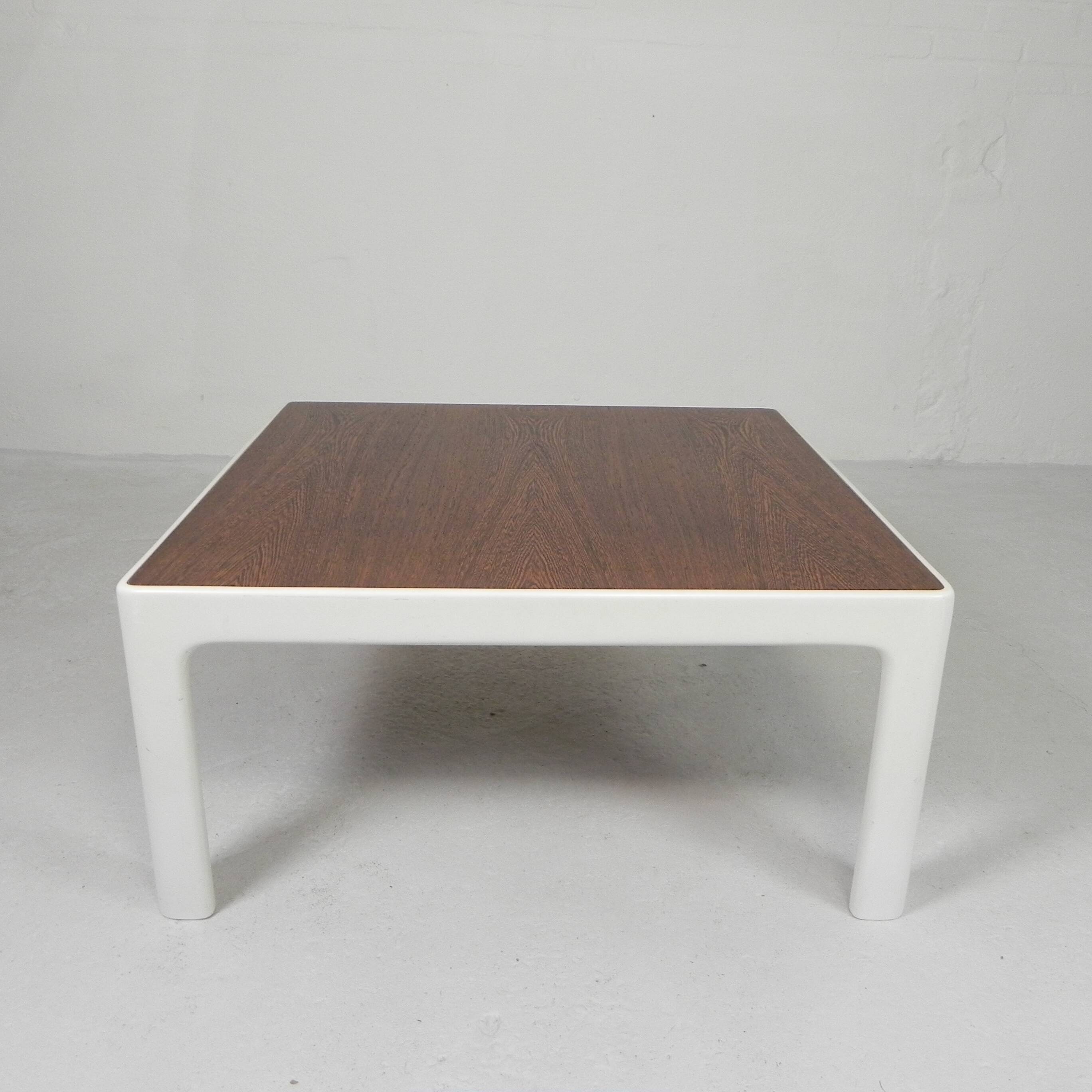 Coffee table with wenge wood top, 1960s
