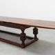 Large 17th‑Century Extendable Oak Dining Table, France