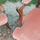Paire de fauteuils anciens style louis xv