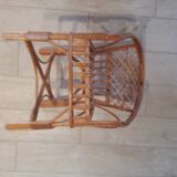 Two wicker child chairs
