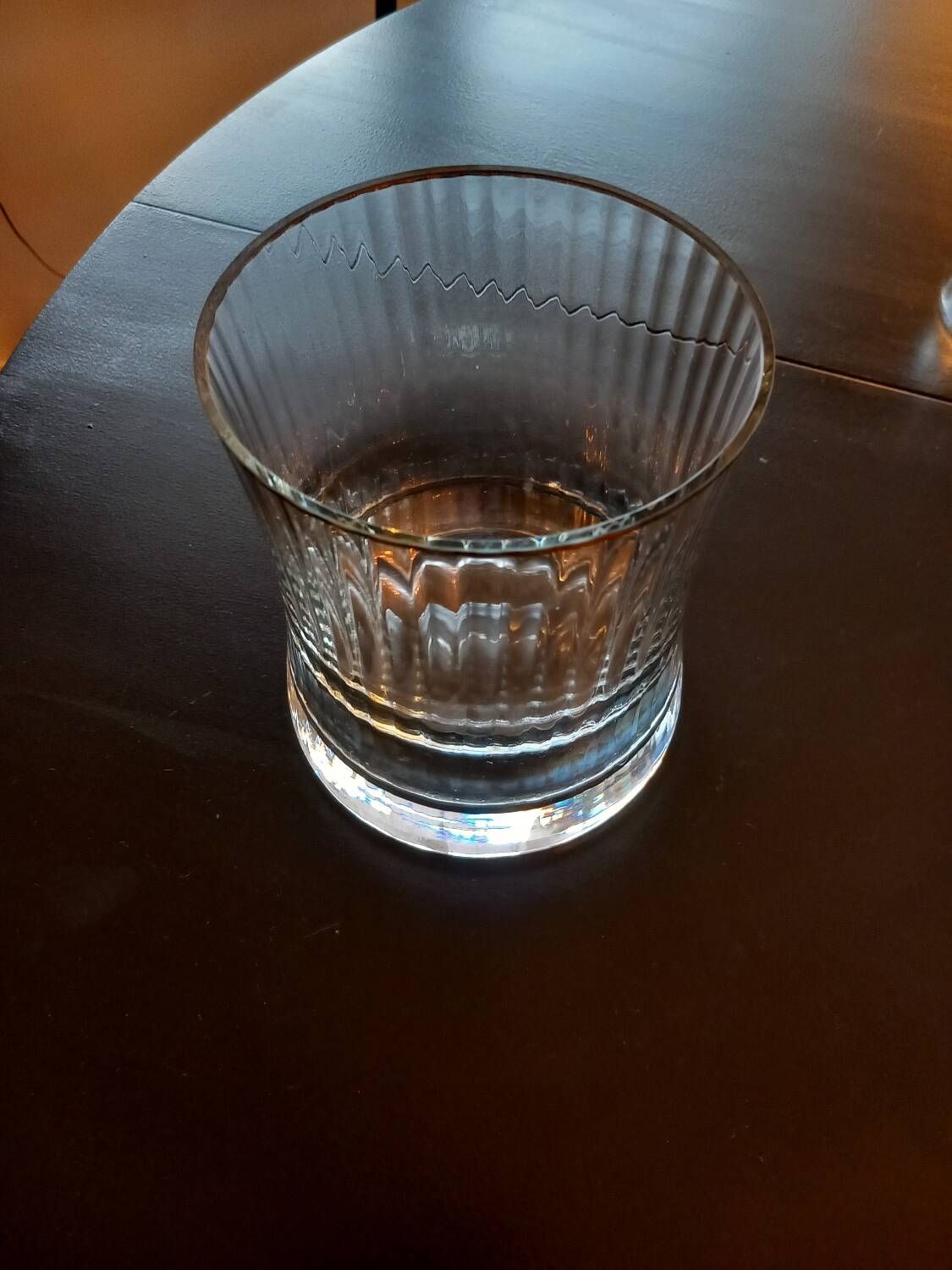 Bucket/large ice glass. Crystal