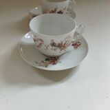 2 porcelain cups from Vierzon A. Hache
