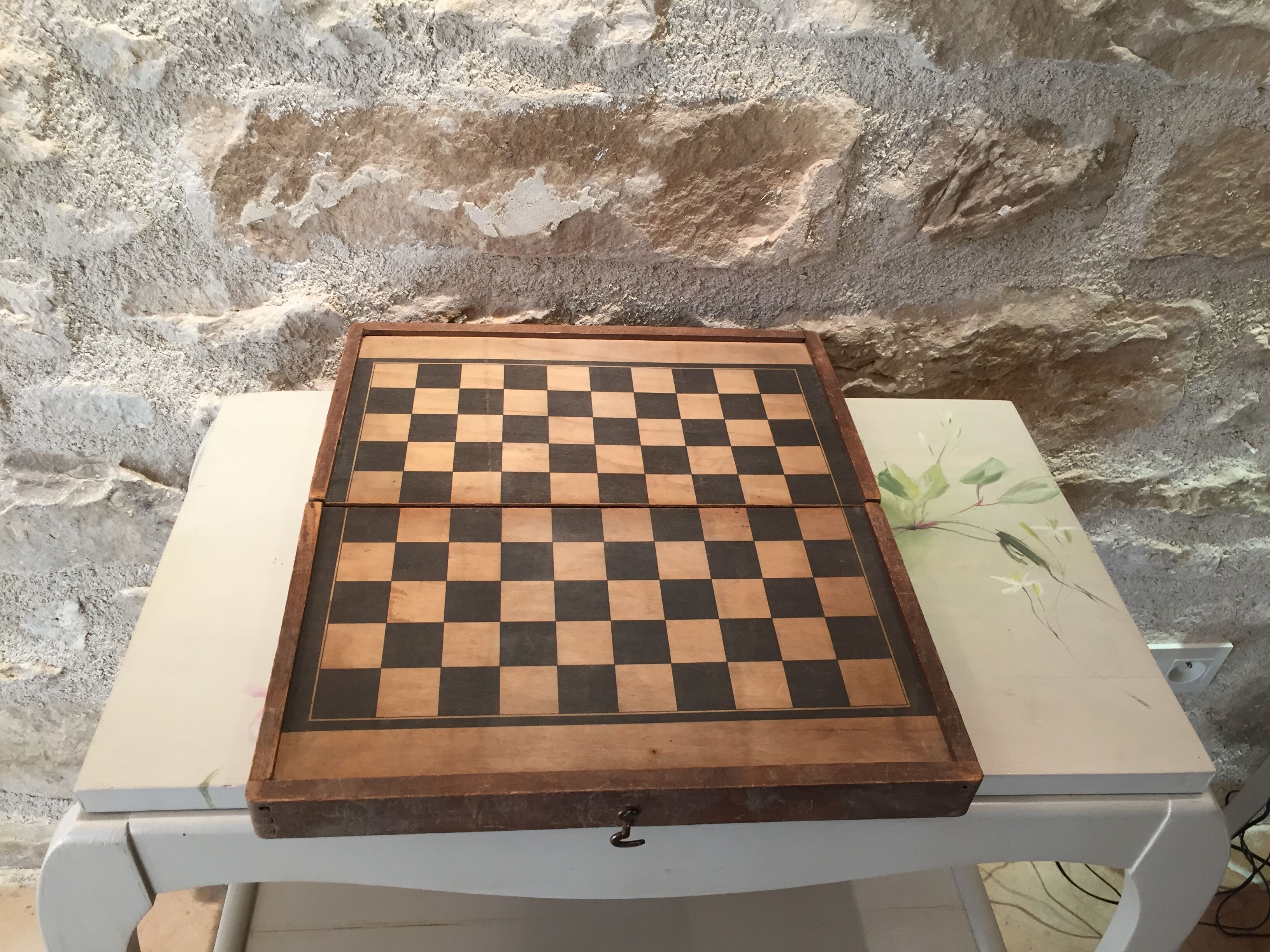 Jeu de dames et de backgammon