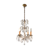Lustre à pampilles 4 feux