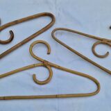 Set of 3 rattan wicker hangers