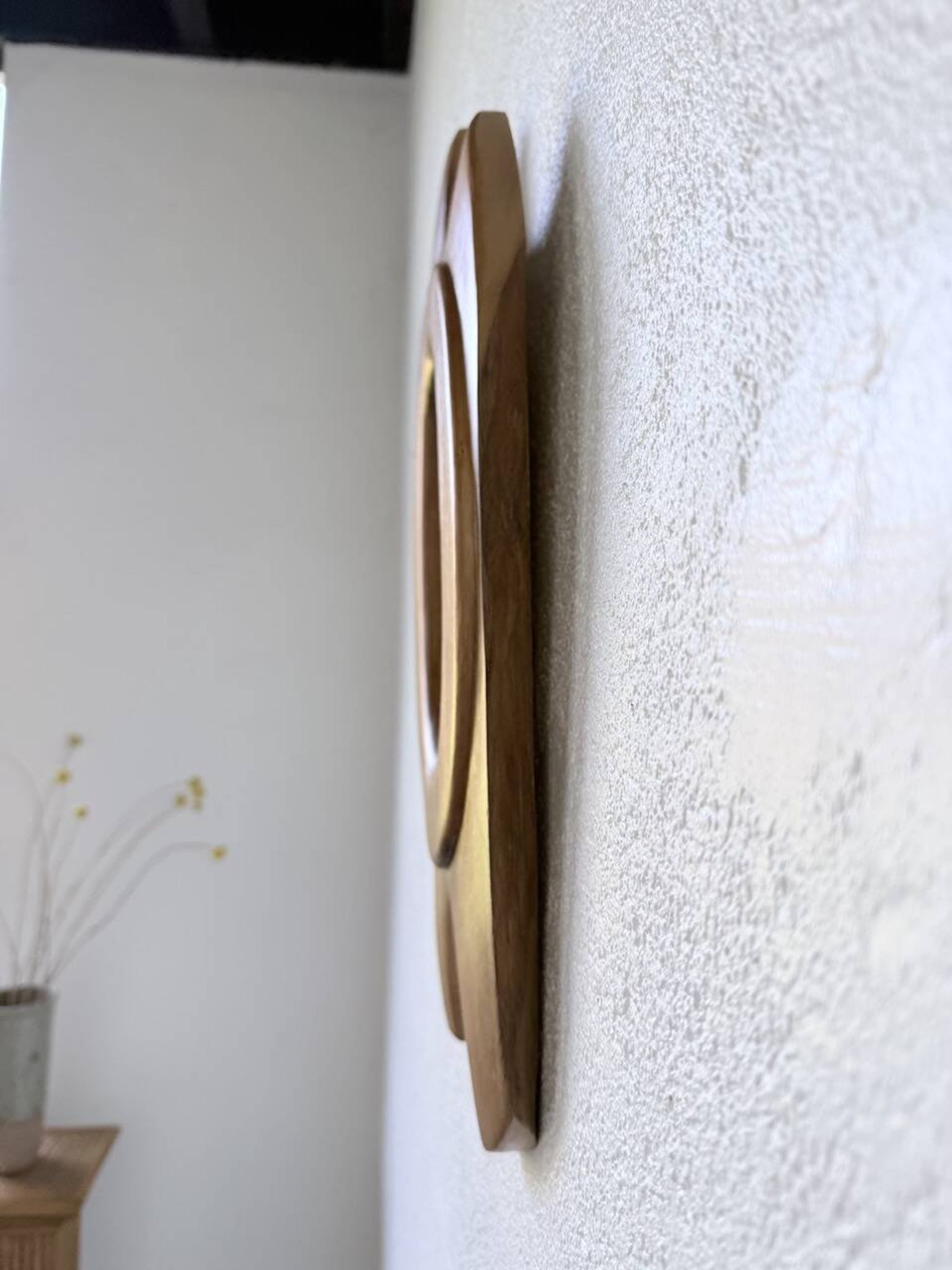 Organic walnut mirror 1960