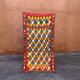 Tapis Marocain Boucherouite coloré - 107 x 191 cm