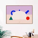 Wall poster with teapot - 70x50cm