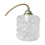 Moulded glass globe walk-in lamp