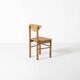 Set of 4 pine dining chairs attributed to Rainer Daumiller, Denmark, 1970s